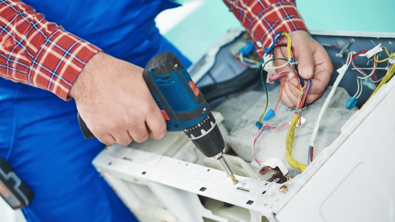 Altındağ Grundig Grundig çamaşır makinesi kart tamiri – Su almama arızası orijinal parça ile giderildi. - Teknik servis örneği