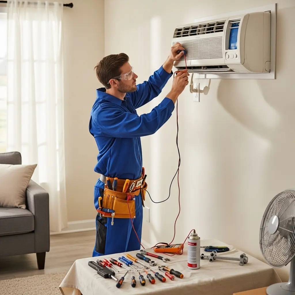 Altındağ Grundig Grundig klima gaz dolumu ve bakım – Enerji verimliliği artırıldı. - Teknik servis örneği